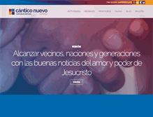 Tablet Screenshot of canticonuevord.org